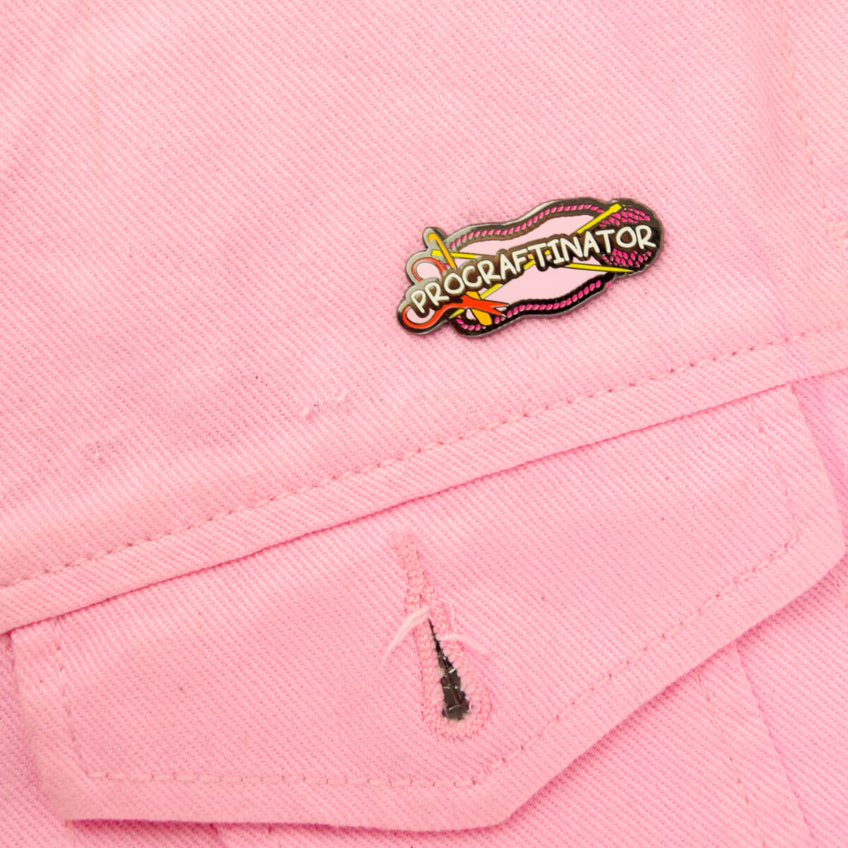 Procraftinator Enamel Pin