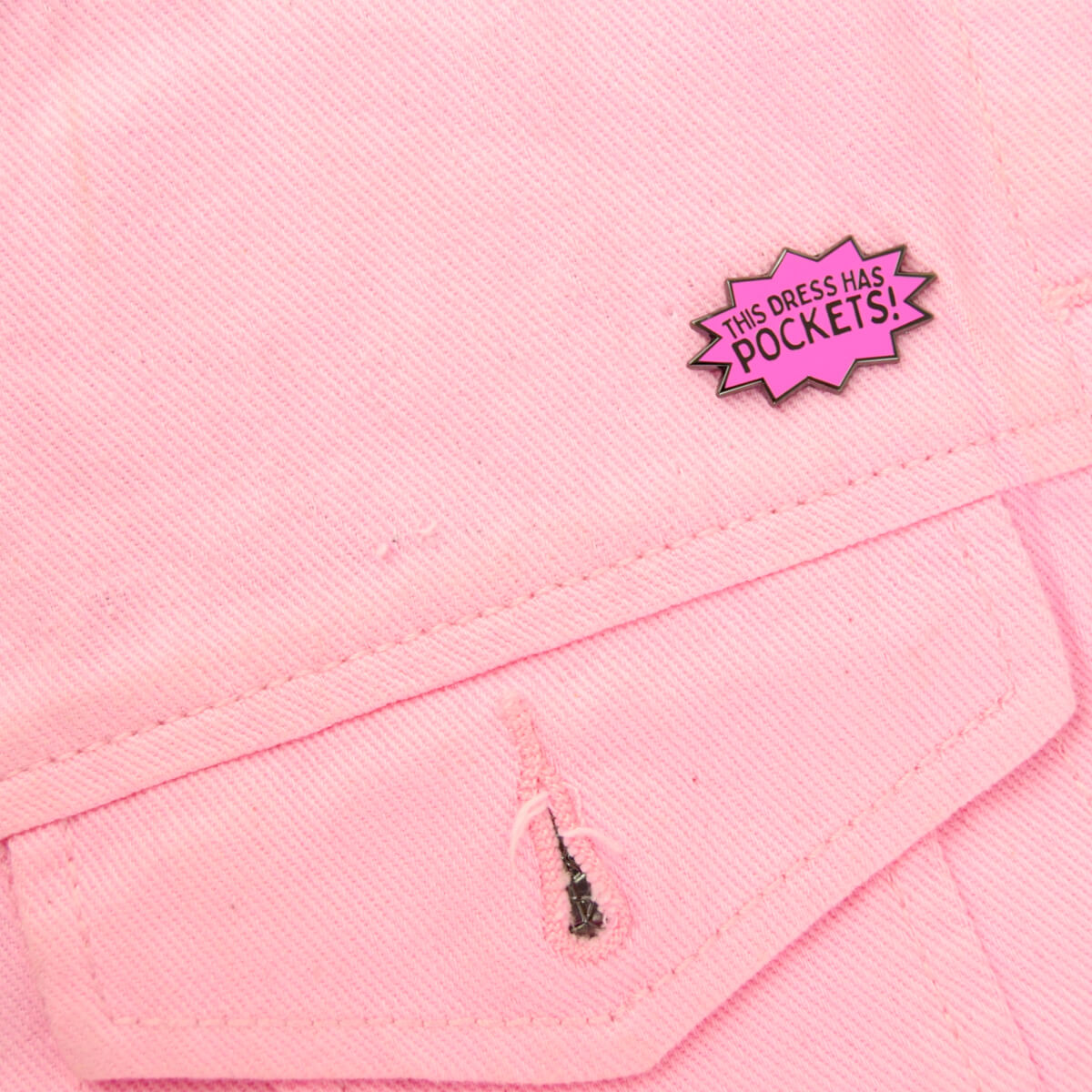 This Dress has Pockets! Enamel Pin