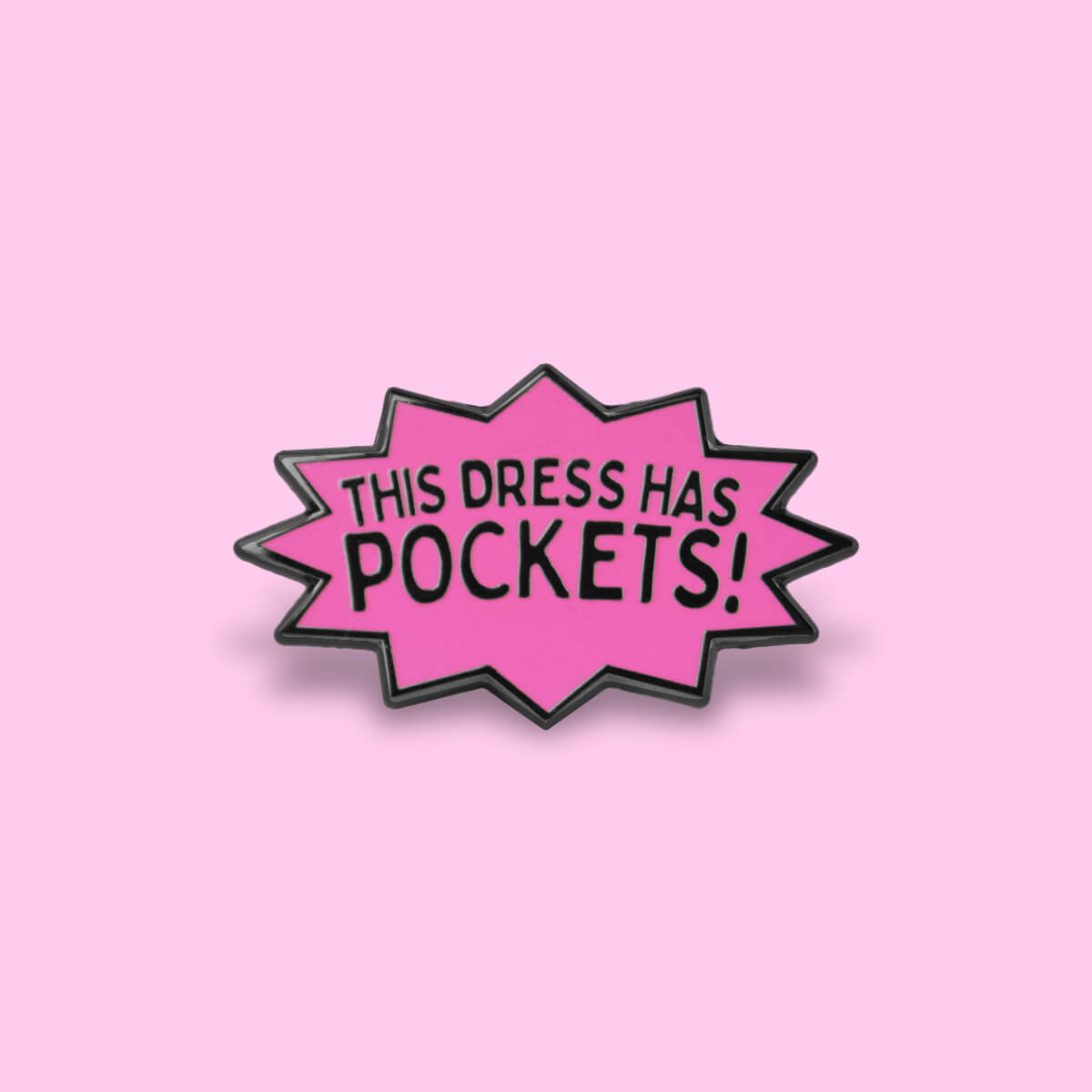 This Dress has Pockets! Enamel Pin