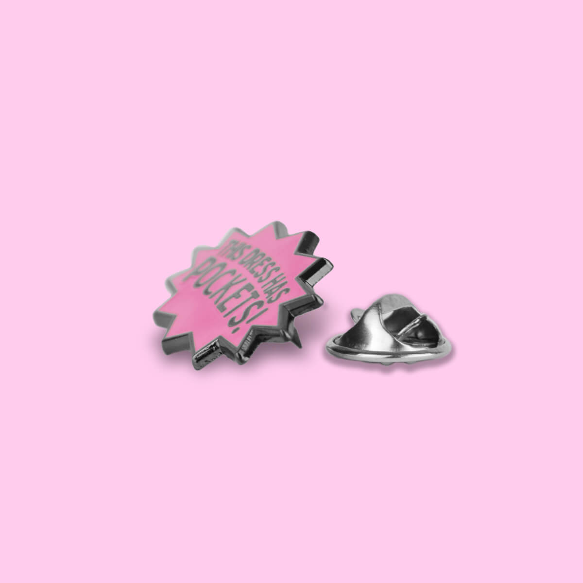 This Dress has Pockets! Enamel Pin