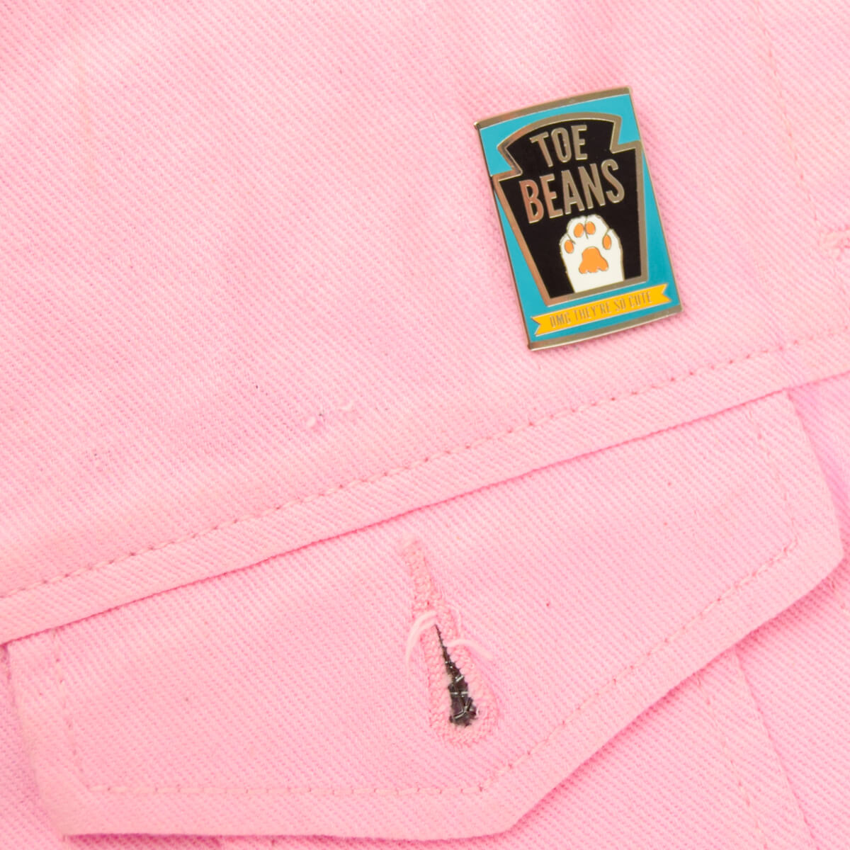 Toe Beans Enamel Pin