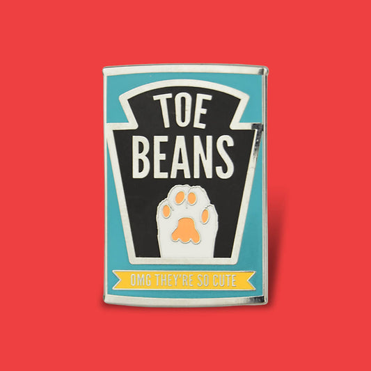Toe Beans Enamel Pin
