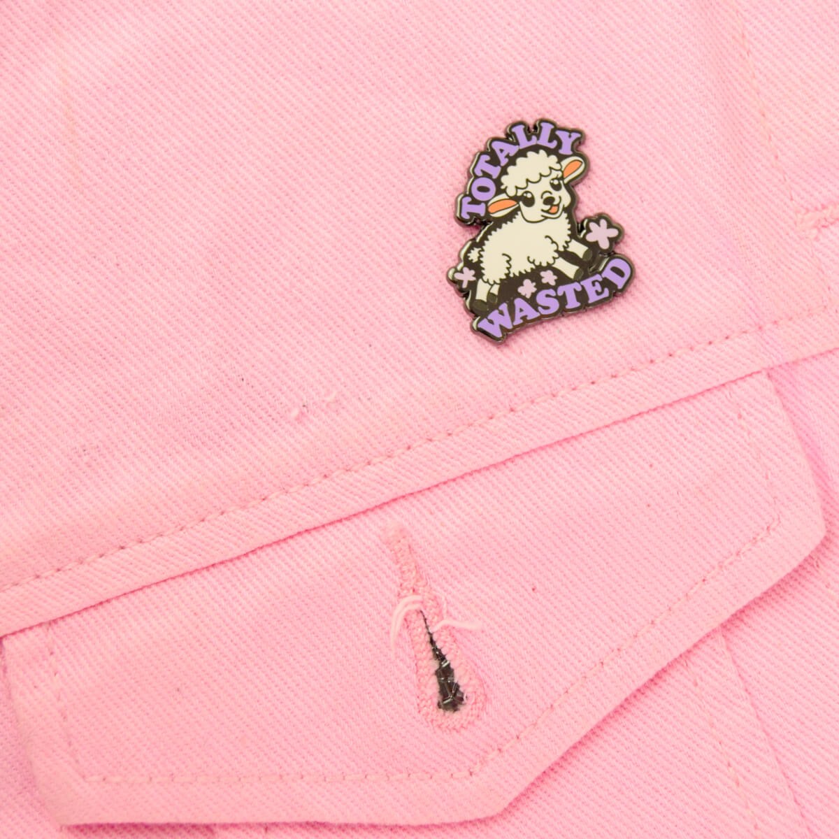 Totally Wasted Enamel Pin