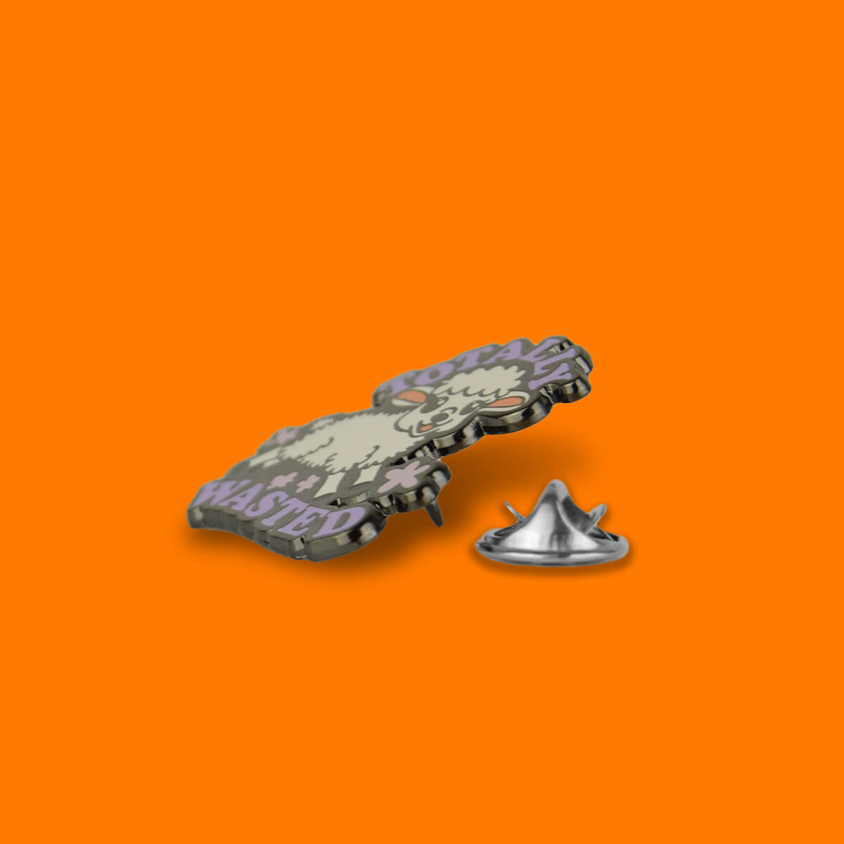 Totally Wasted Enamel Pin