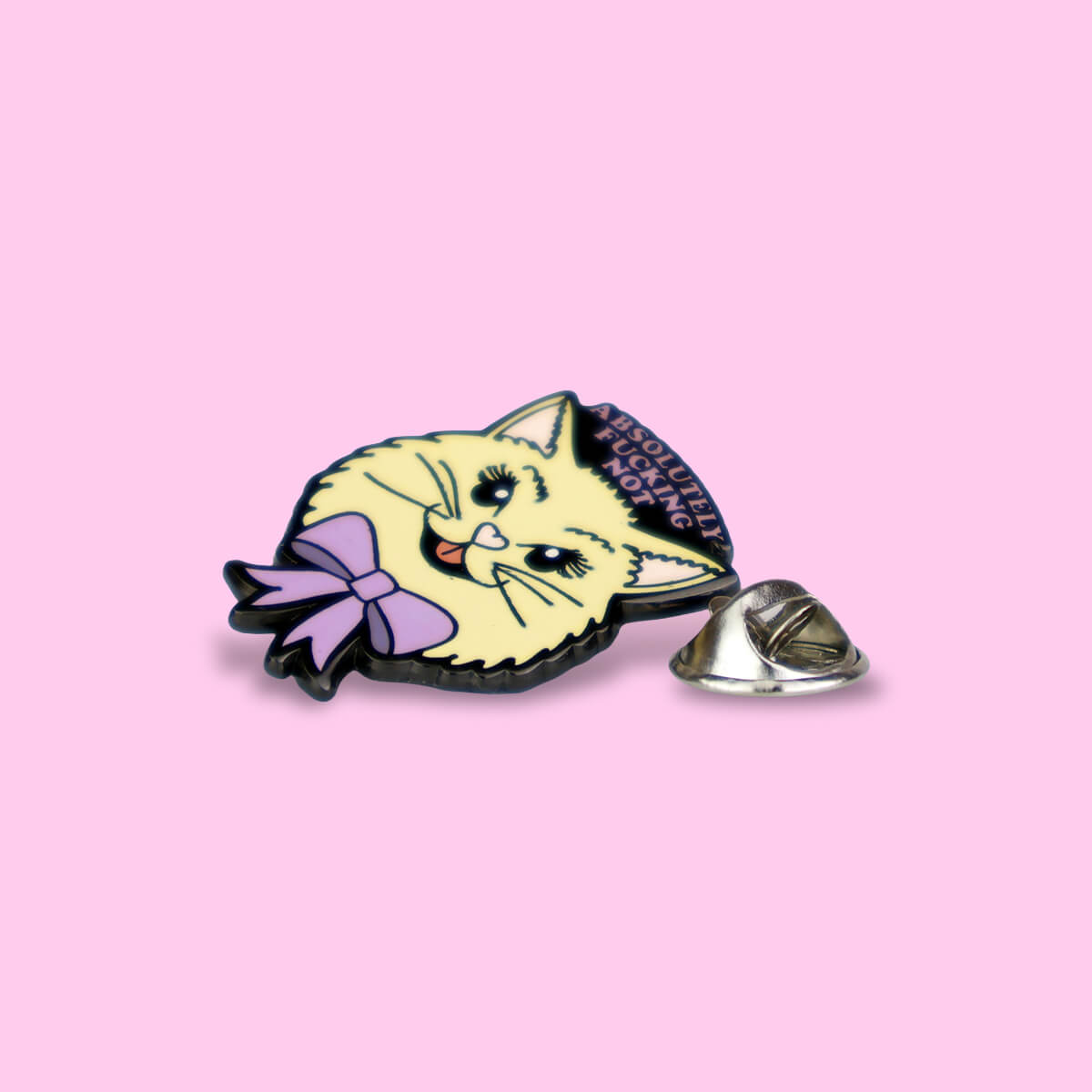 Absolutely Fucking Not Enamel Pin • Luna