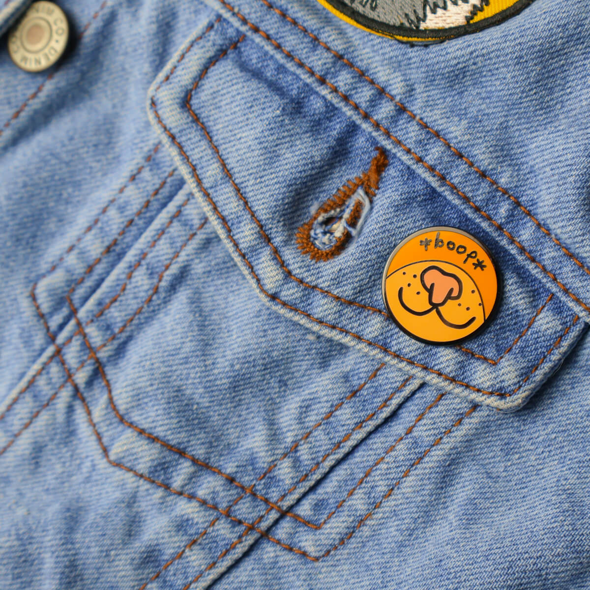 Boop Nose Enamel Pin • Luna