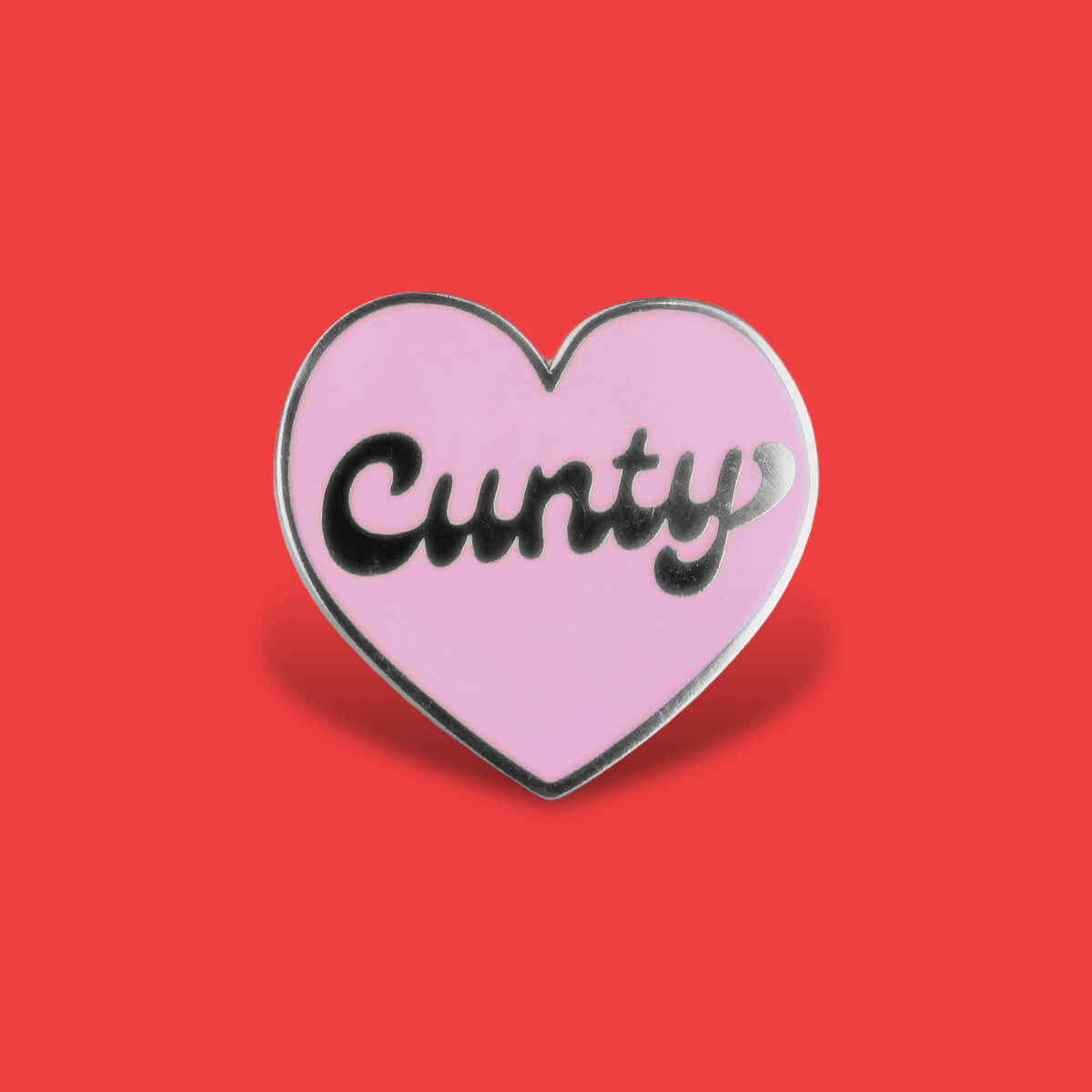 Cunty Heart Enamel Pin • Luna