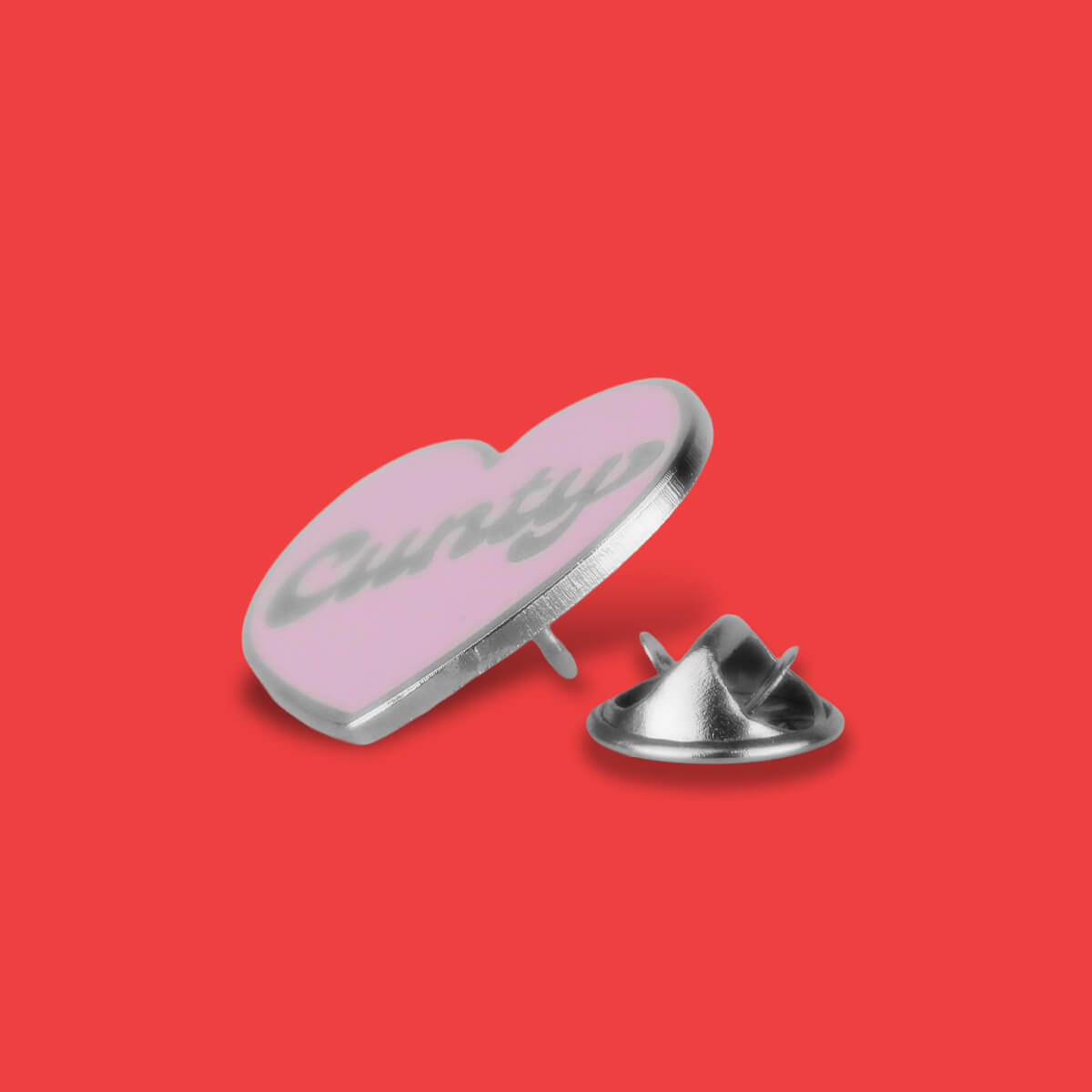 Cunty Heart Enamel Pin • Luna