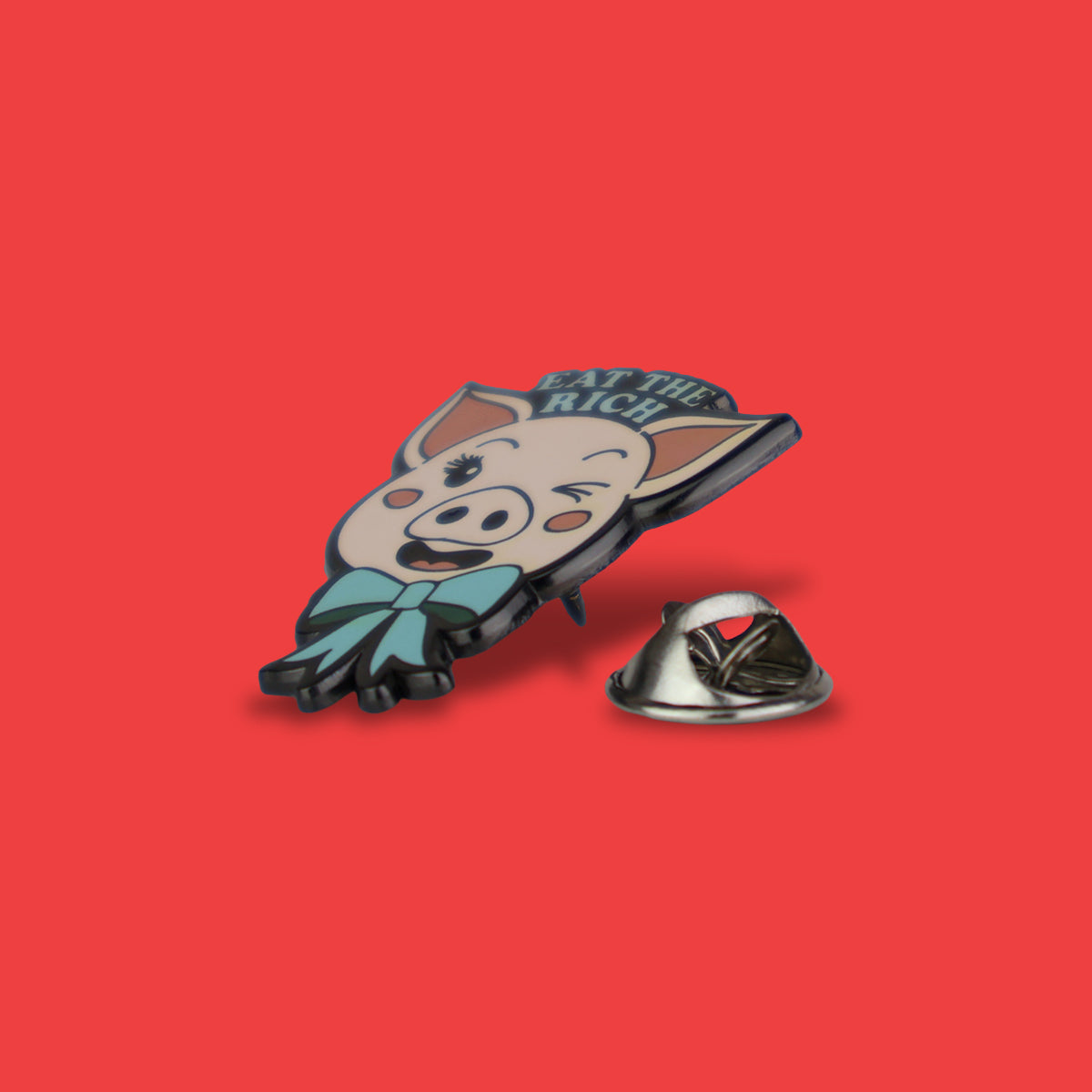 Eat the Rich Enamel Pin • Luna