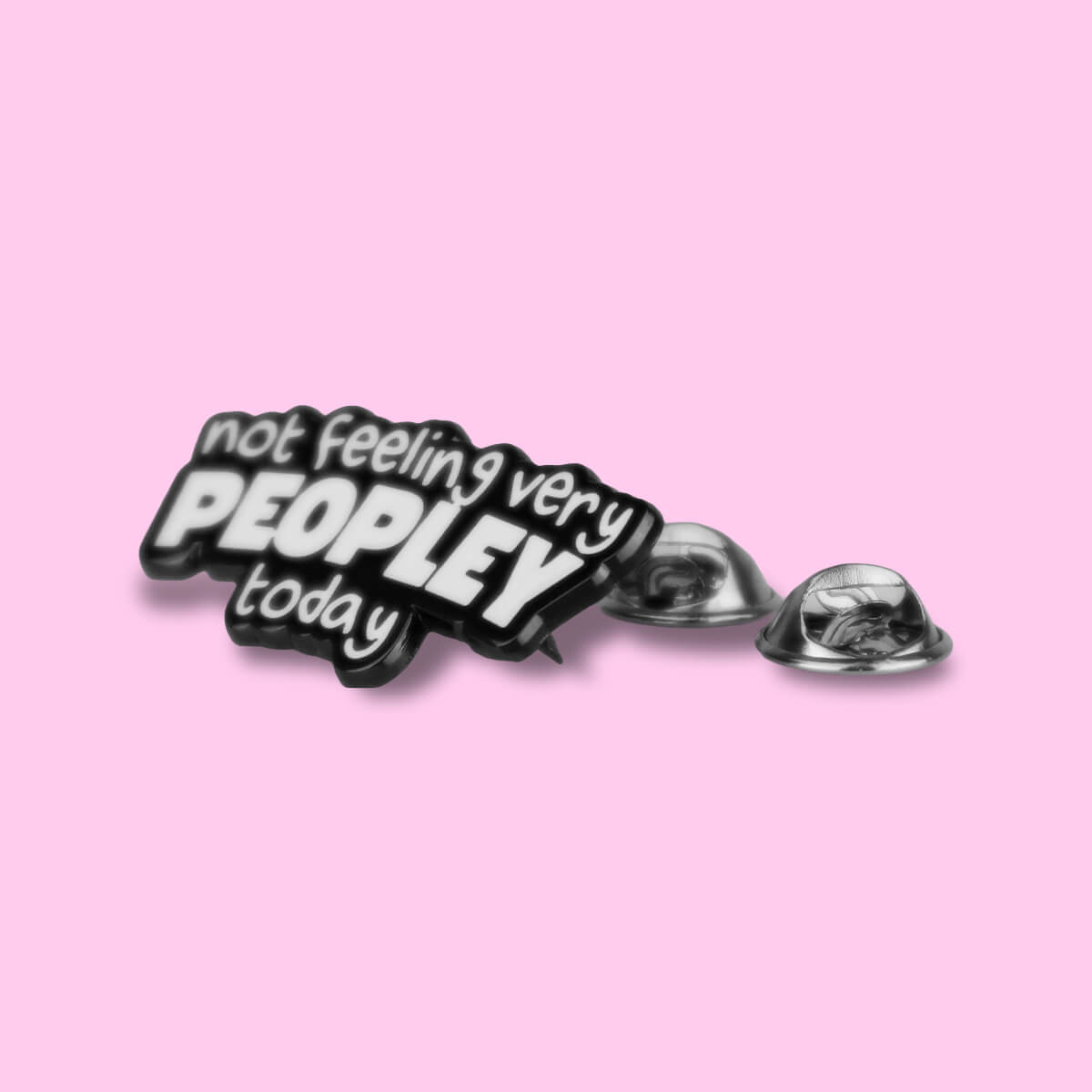 Not Feeling Very Peopley Today Enamel Pin • Luna
