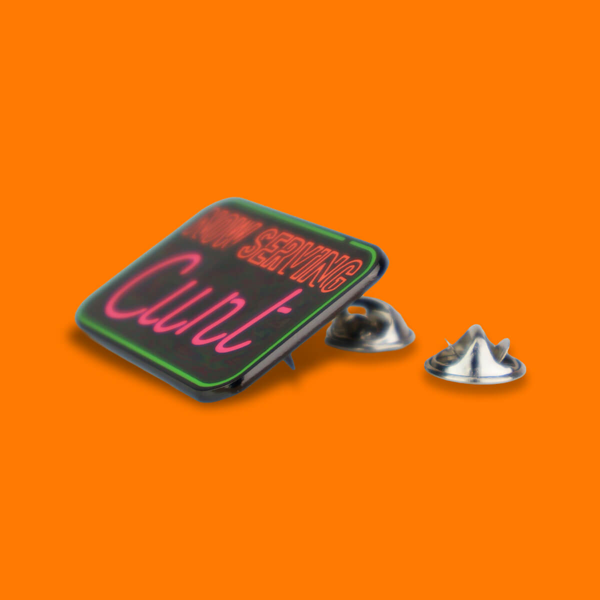 Now Serving Cunt Enamel Pin • Luna