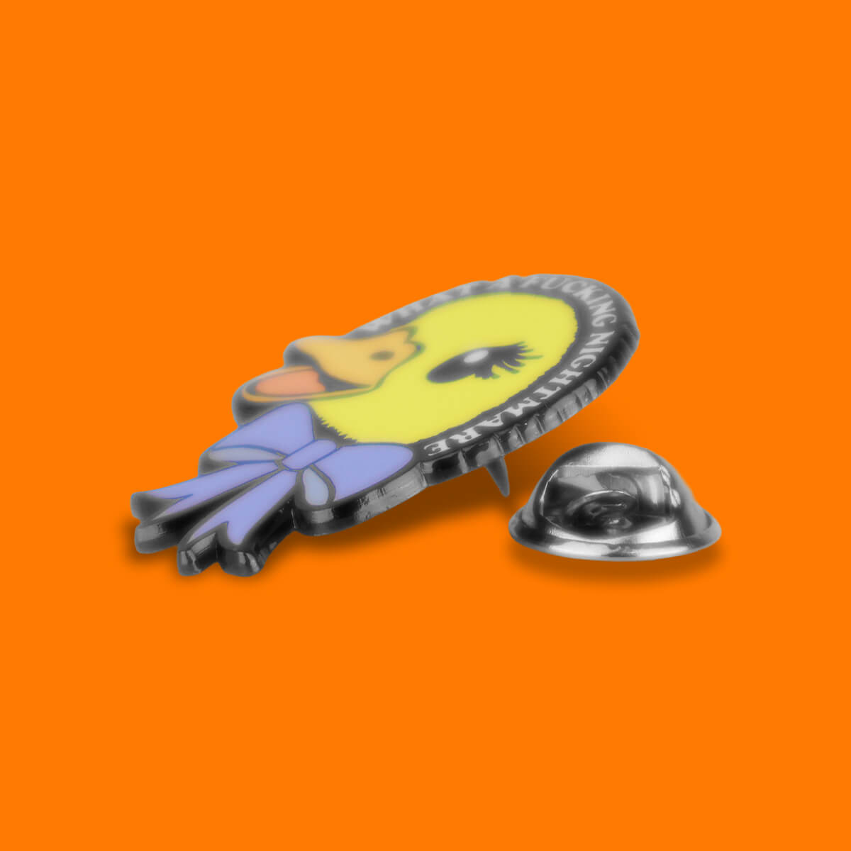 What a Fucking Nightmare Enamel Pin • Luna