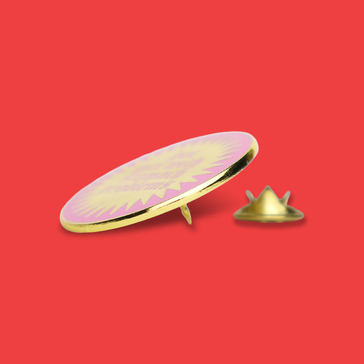 Hot Girl With Stomach Problems Enamel Pin • Luna