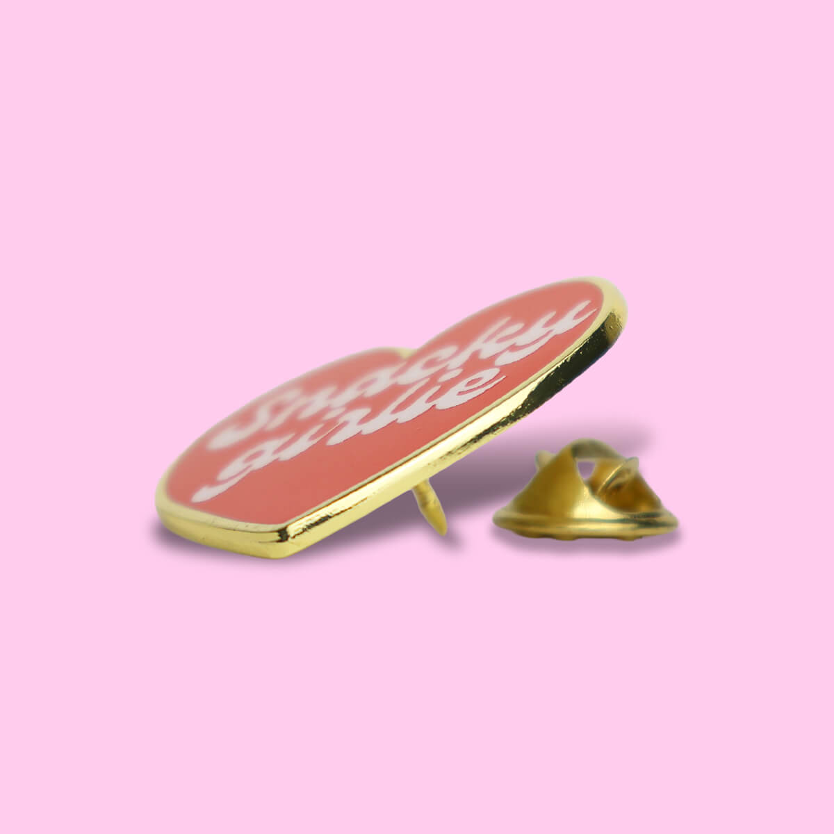 Snacky Girlie Enamel Pin • Luna