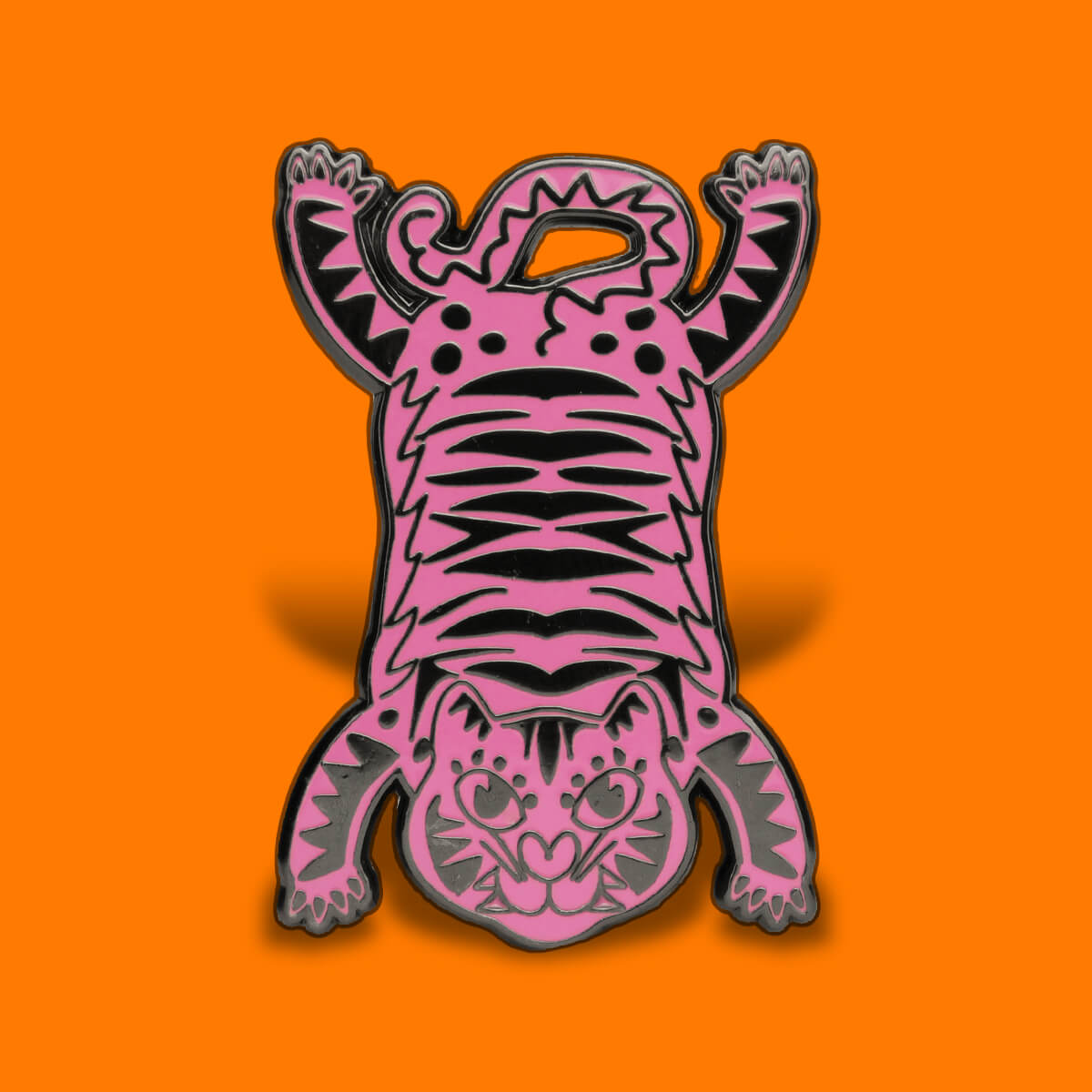 Tibetan Tiger Enamel Pin • Luna