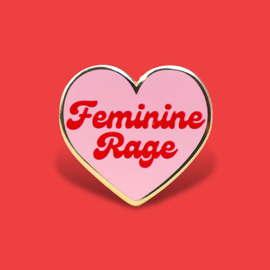 Feminine Rage Enamel Pin • Luna