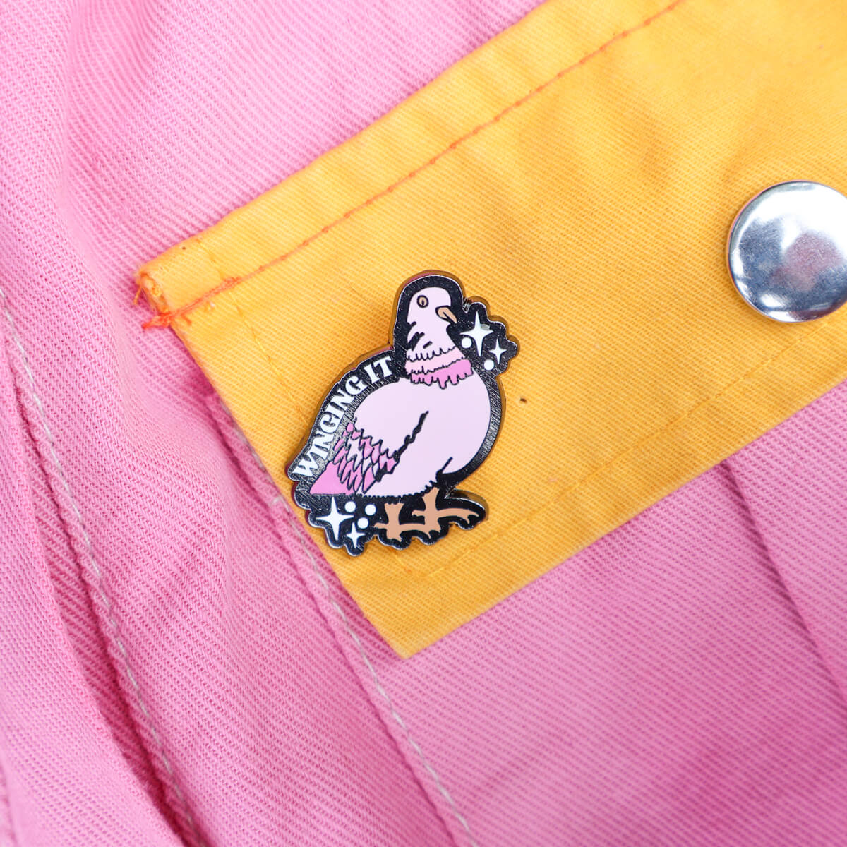 Winging It Enamel Pin ❤︎ Luna