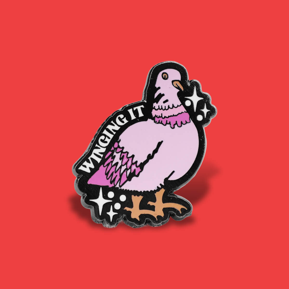 Winging It Enamel Pin ❤︎ Luna
