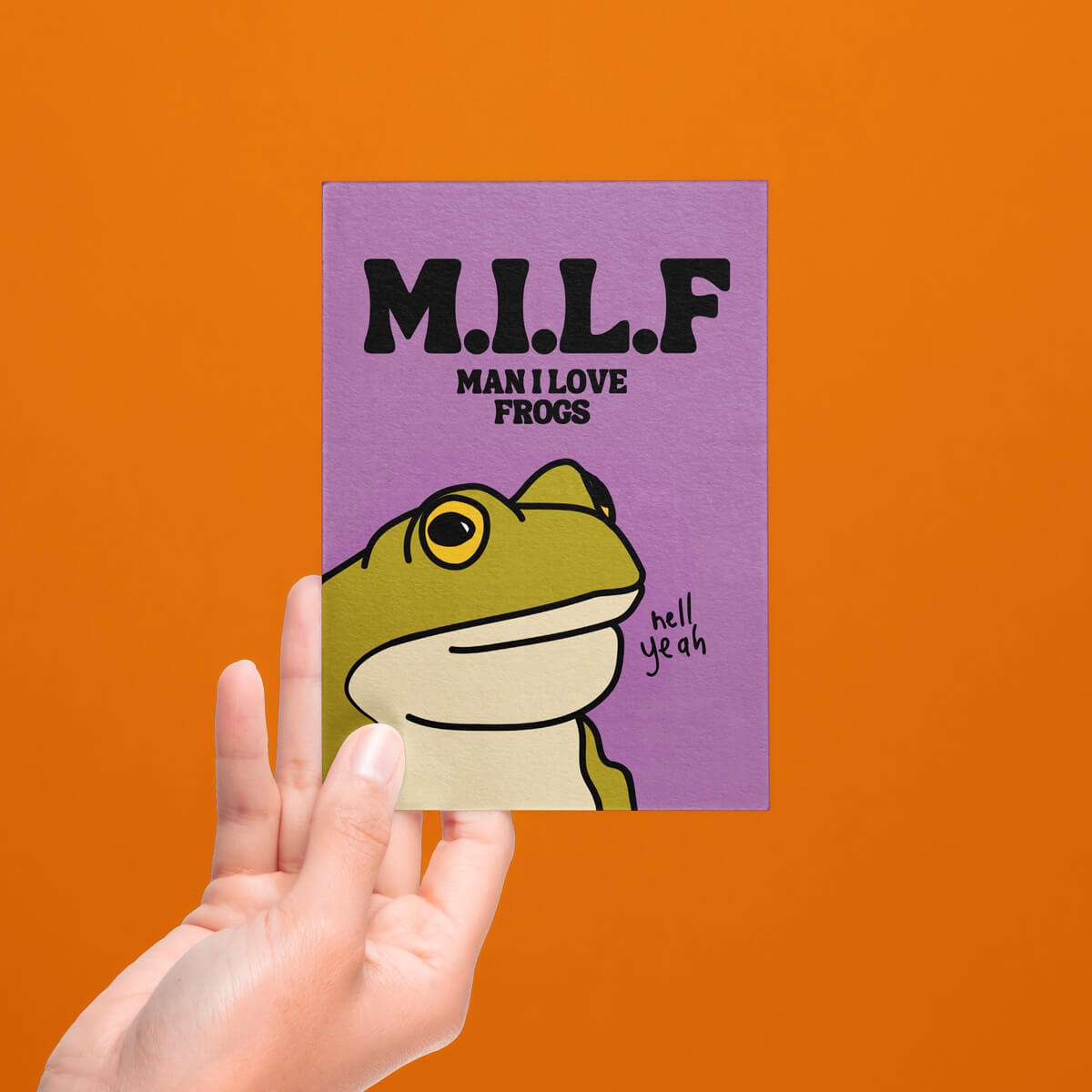 MILF Man I Love Frogs Postcard