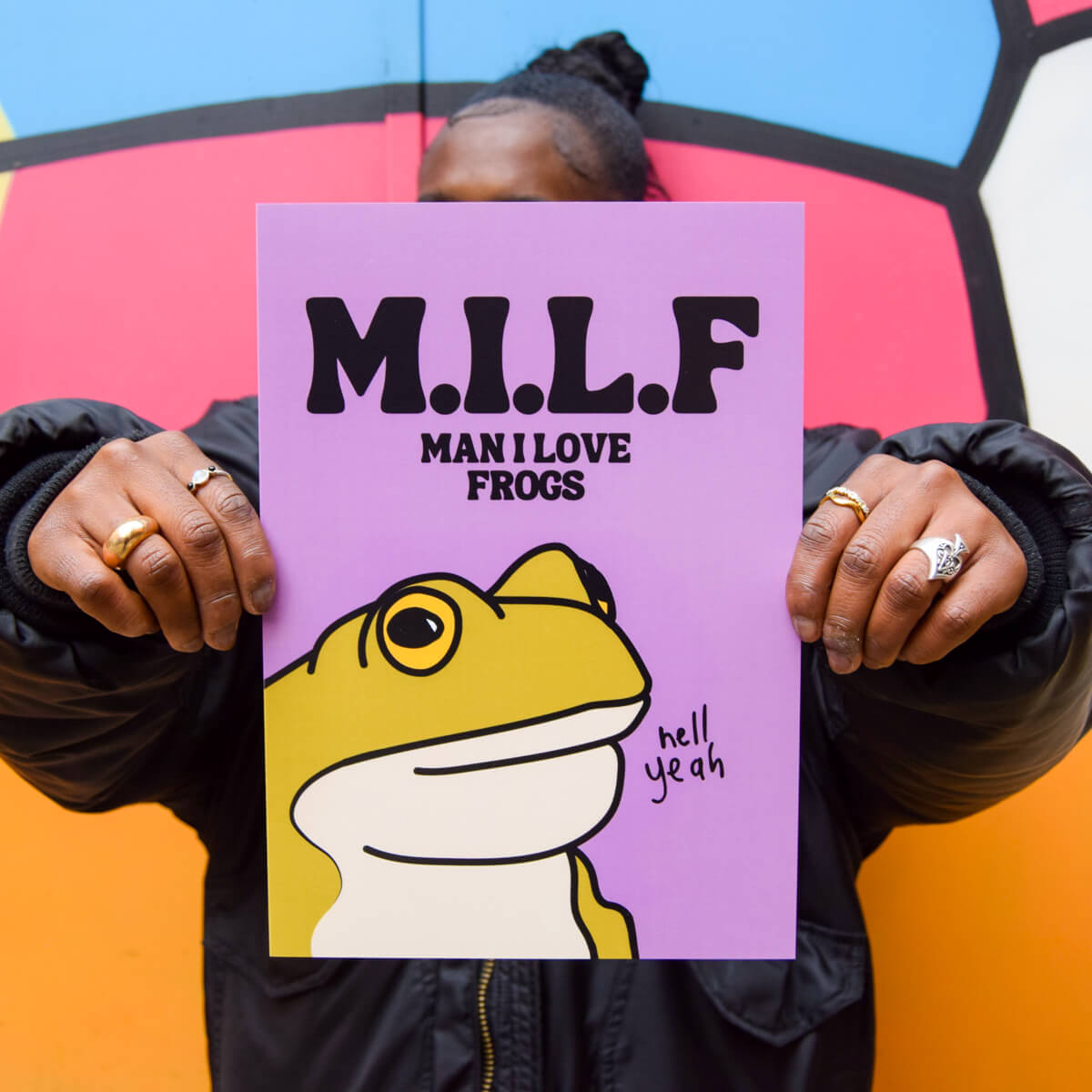 M.I.L.F. Man I Love Frogs A4 Print • Luna