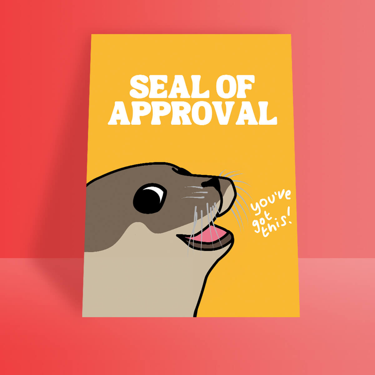 Seal Of Approval A4 Print