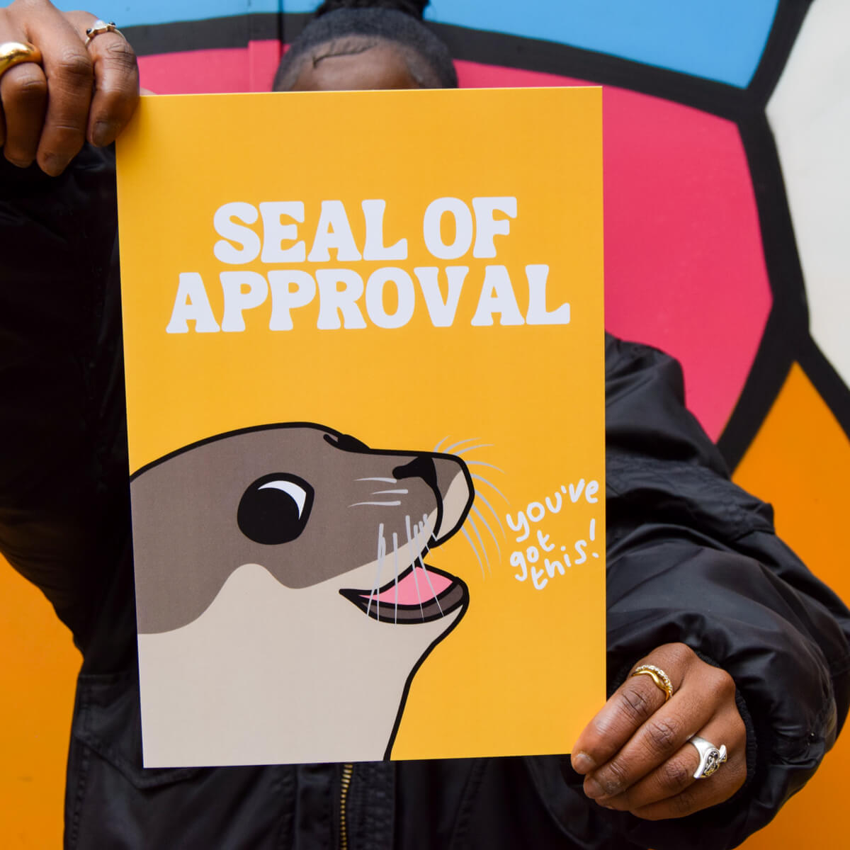 Seal Of Approval A4 Print • Luna