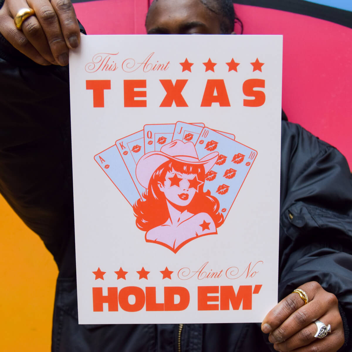 Texas Hold 'Em A4 Print • Luna