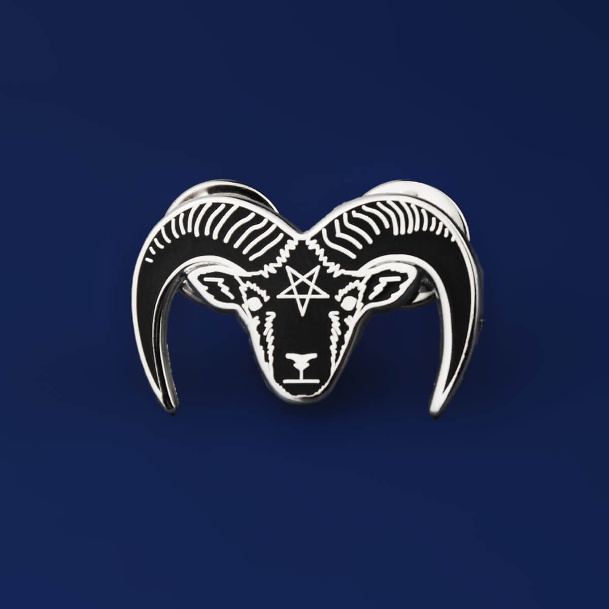 Ram's Head Enamel Pin