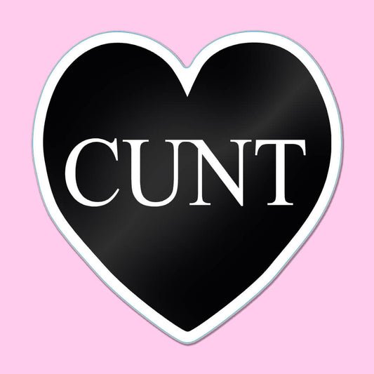 Cunt Heart Sticker • Luna