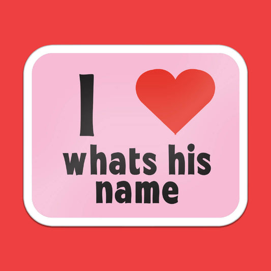 I Heart Whats His Name Sticker • Luna