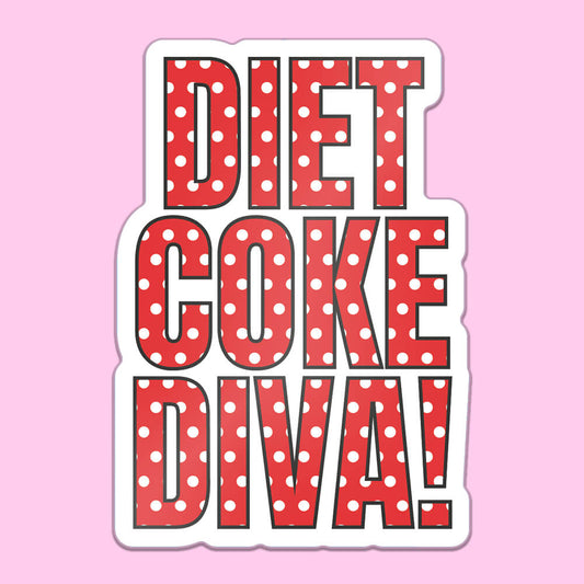 Diet Coke Diva Sticker • Luna