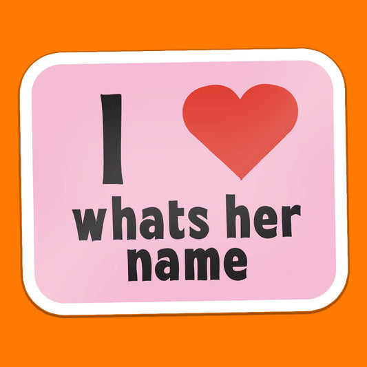 I Heart What's Her Name Sticker • Luna