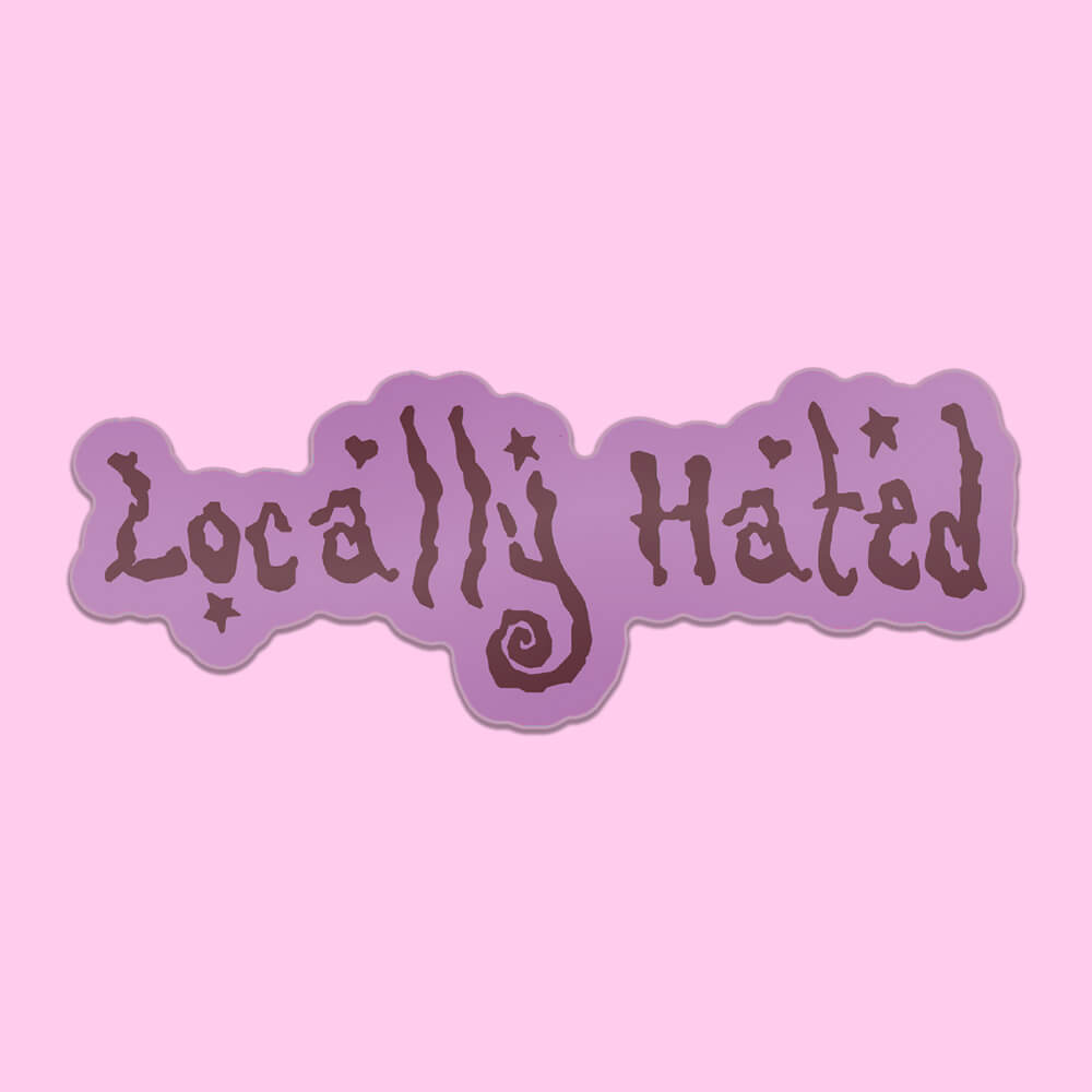 Locally Hated Sticker • Luna
