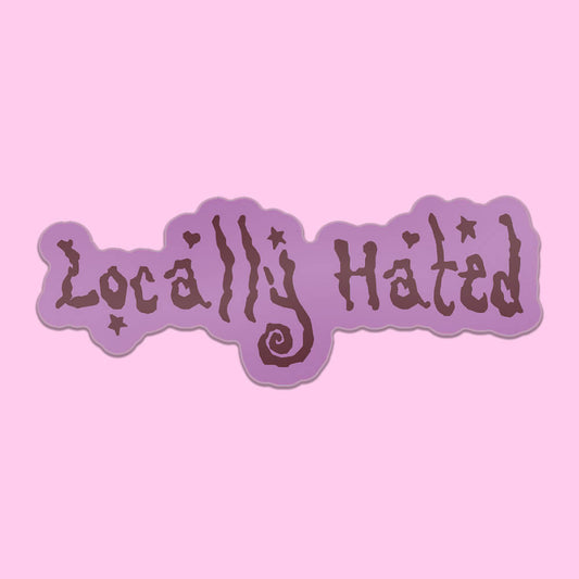 Locally Hated Sticker • Luna