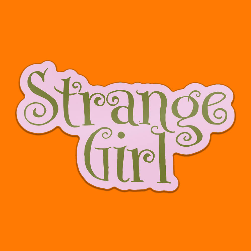 Strange Girl Sticker • Luna