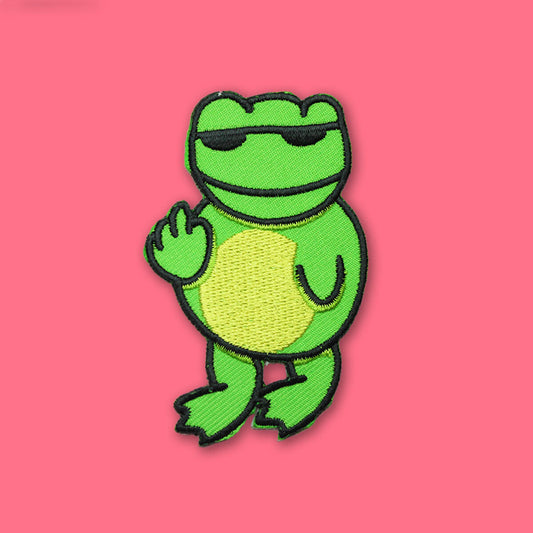Sweary Frog Patch | Luna