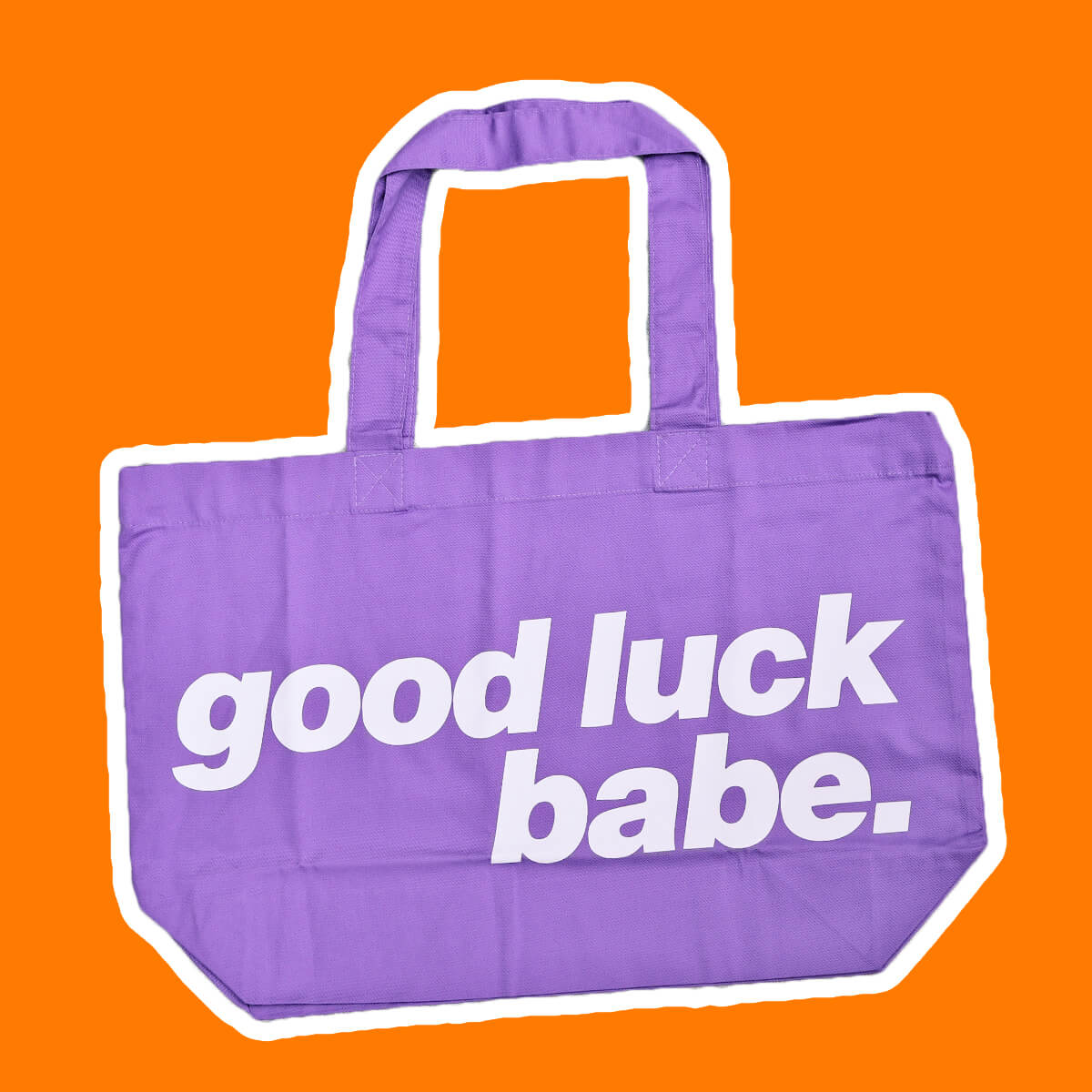 Good Luck Babe Oversized Tote Bag • Luna