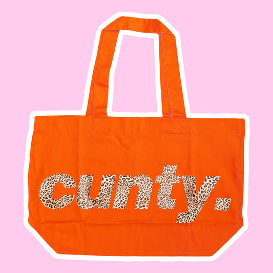 Cunty Oversized Tote Bag • Luna