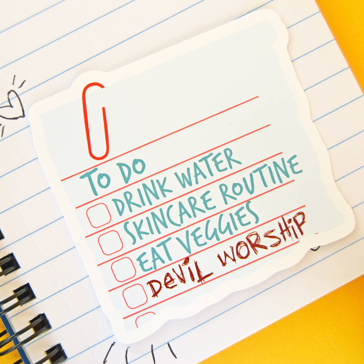 To Do List Sticker