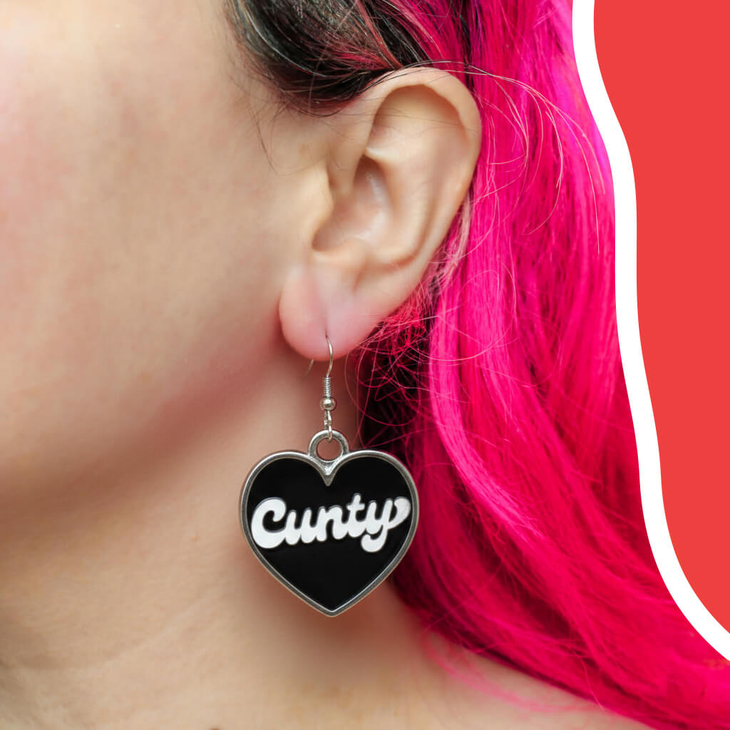 Cunty Heart Earrings • Luna