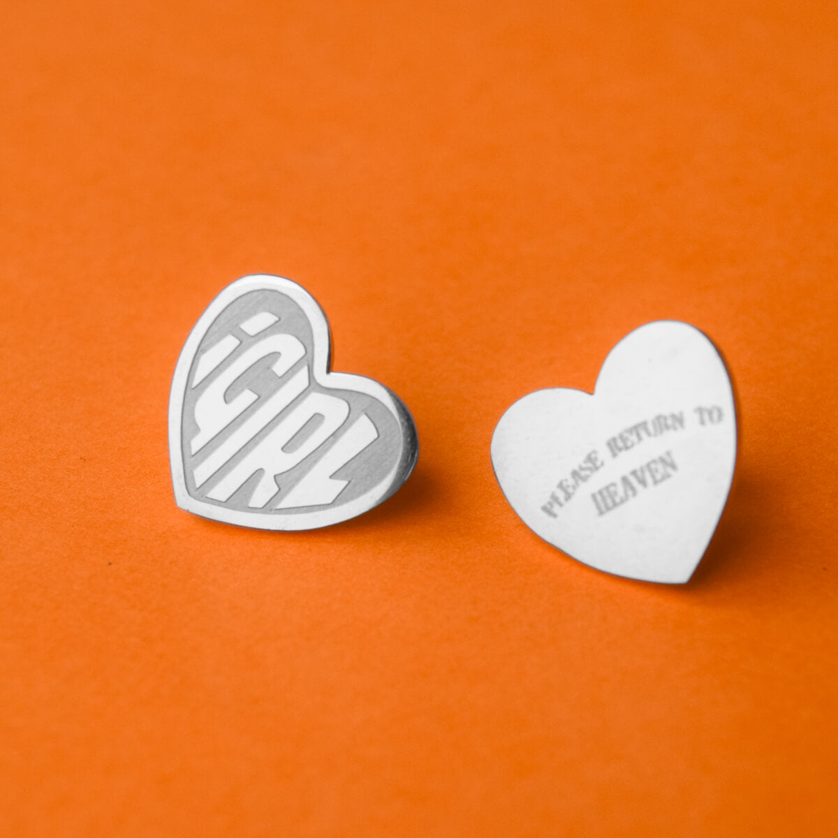 iGirl Heart Stud Earrings