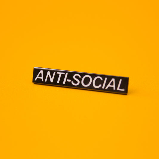 Anti-Social Enamel Pin | Luna