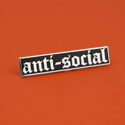 Anti-social Gothic Enamel Pin | Luna