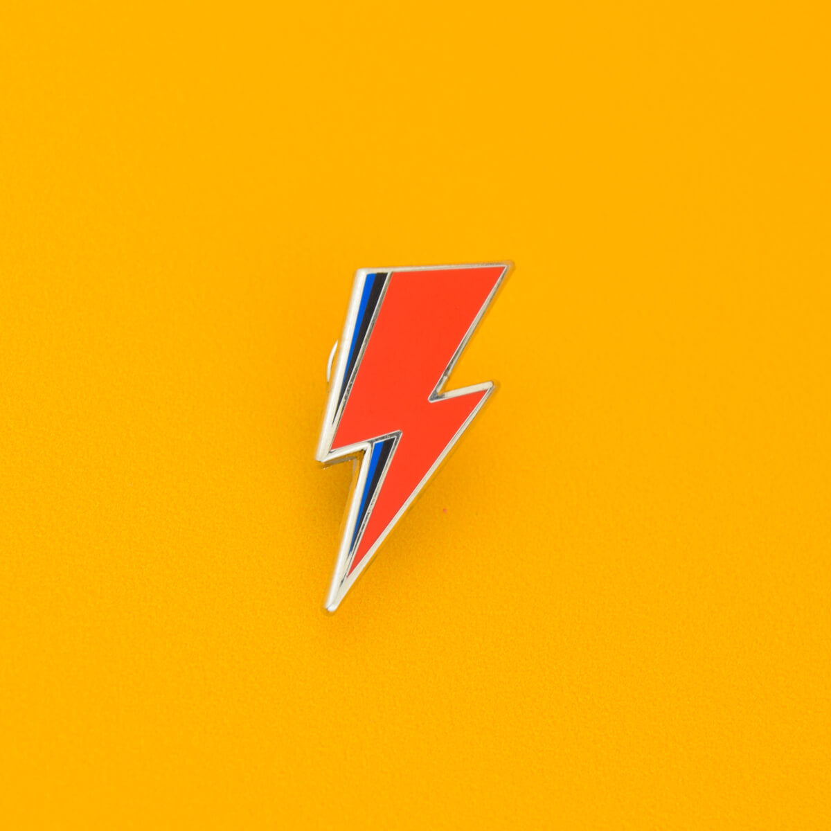 Bowie Lightning Bolt Enamel Pin | Luna