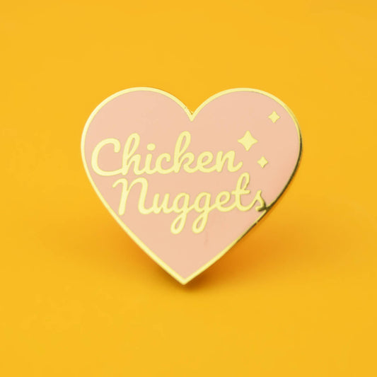 Chicken Nuggets Enamel Pin | Luna