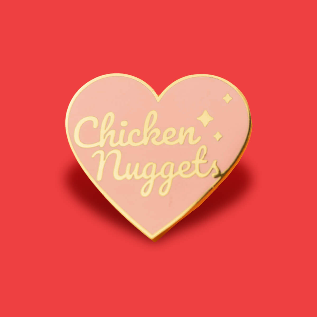 Chicken Nuggets Enamel Pin | Luna