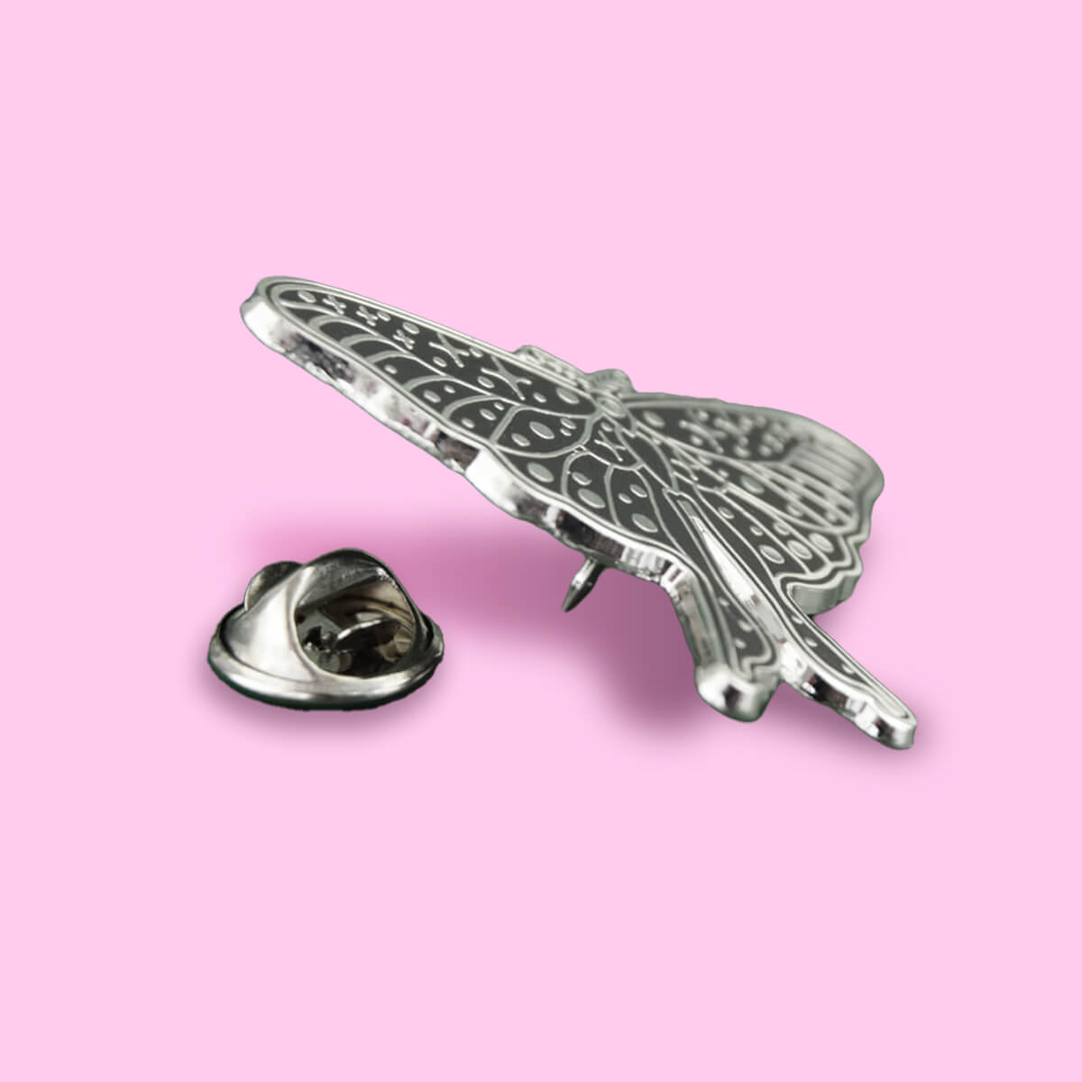 Cosmic Moth Enamel Pin | Luna