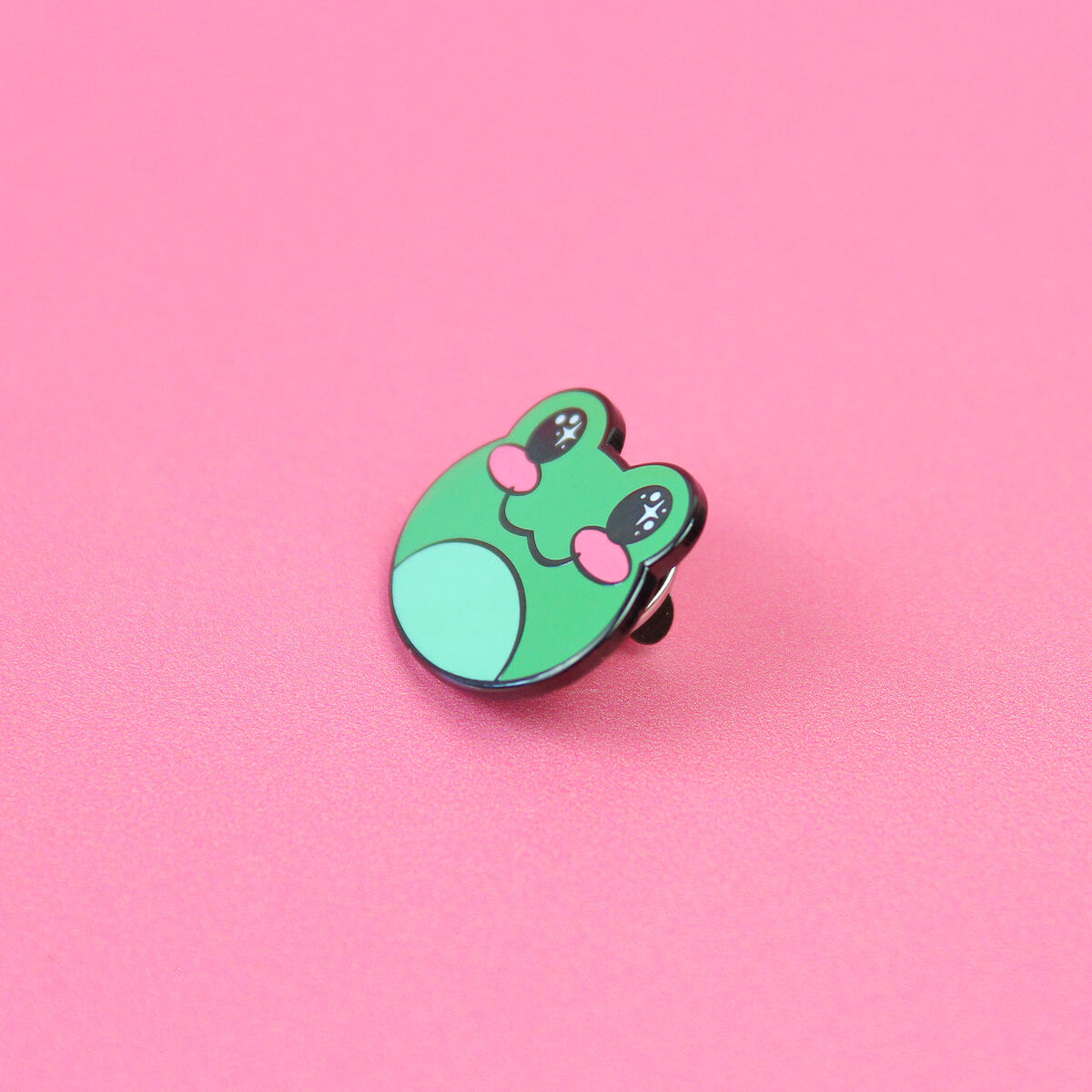 Cute Frog Enamel Pin | Luna