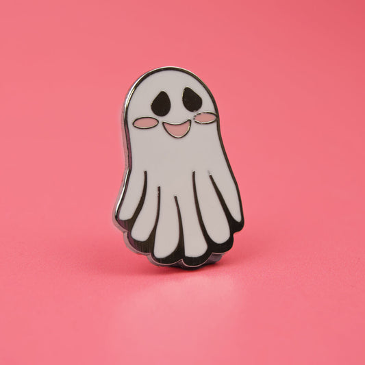 Cute Ghost Enamel Pin | Luna