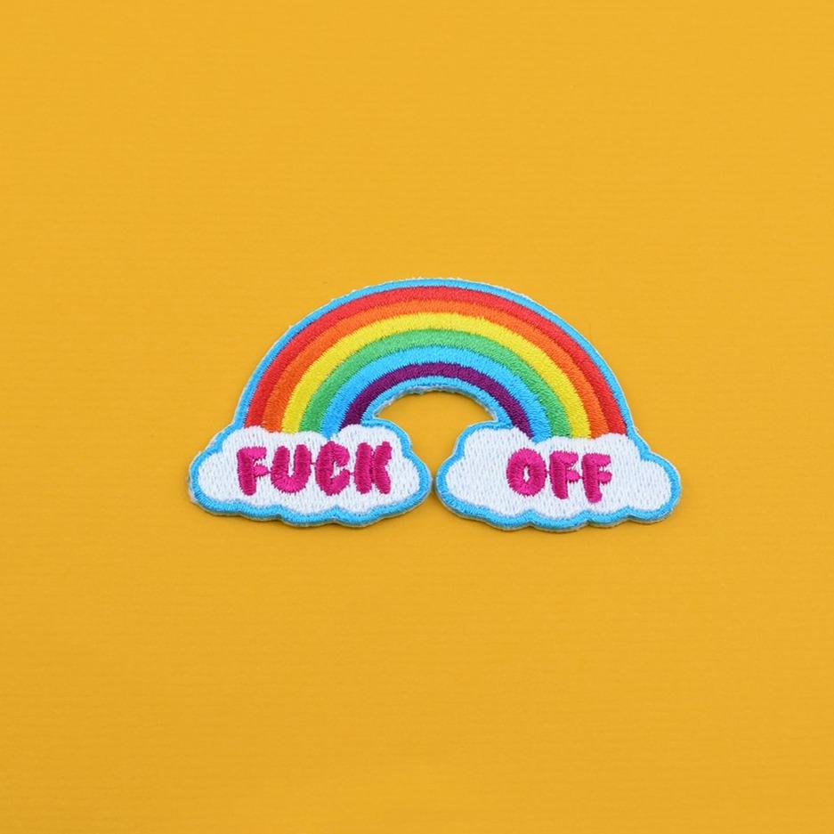 Fuck Off Rainbow Patch | Luna